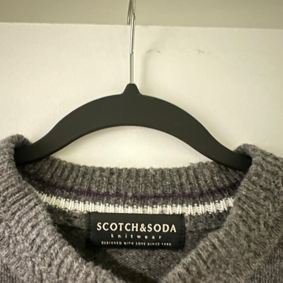 Scotch & Soda Classic Wool-Blend Crewneck Pullover - Picture 4 of 4